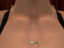 Troymart Gold Bar Necklace Necklace with Metal Change, Brightness and Resize