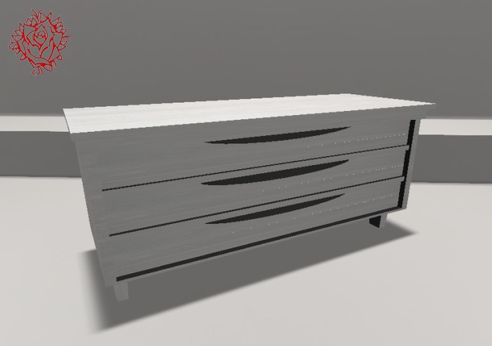 White Wooden Counter