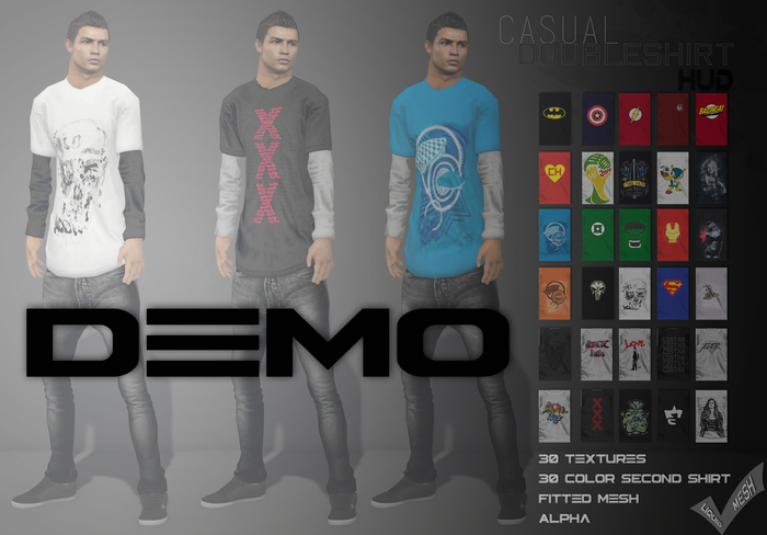 DEMO [ Casual FITTED DoubleShirt ] HUD