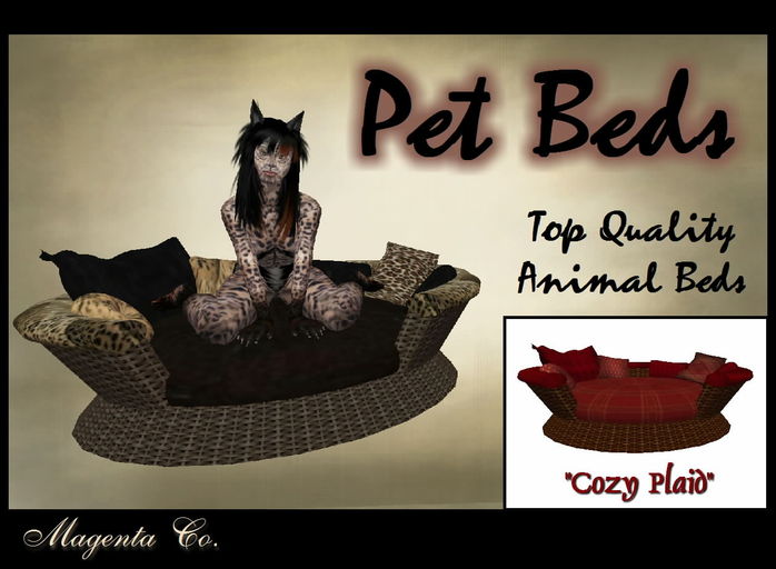 Pet Bed - Cozy Plaid (COPYABLE)