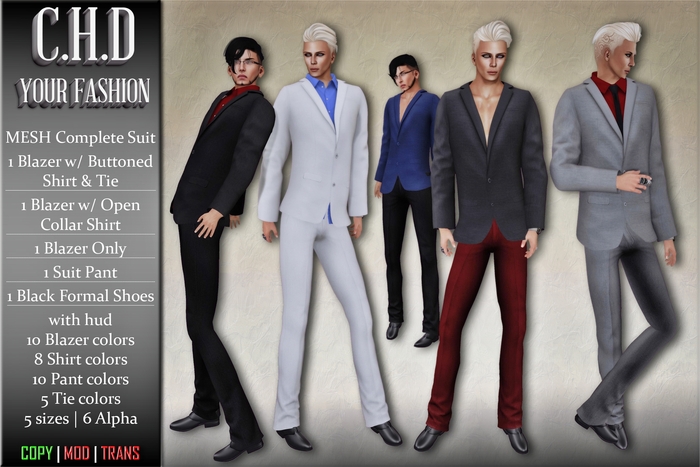 [C.H.D] Mens MESH Complete Suit