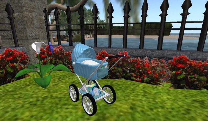 NEWBORN SINGLE PRAM - Boy - Blue