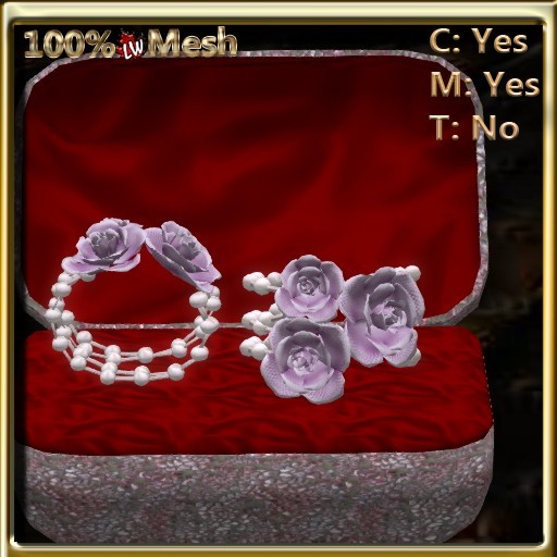 LW_3 Rose Bracelet Left Right Light Pink Pattern