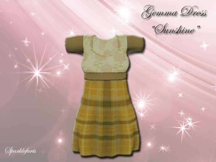 *~*Sparklefarts*~* Gemma Dress Sunshine!