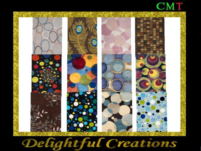 Modern Abstract Rugs 4, 12 styles - Sculpted