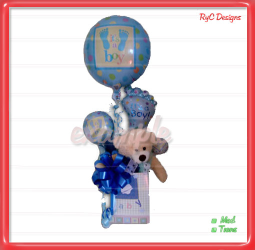 It's a Boy balloon with Bear Dollarbie