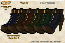 [SEW] Full Permission Textures for  Perfect Wirefly's Martin Boot 6 Wool