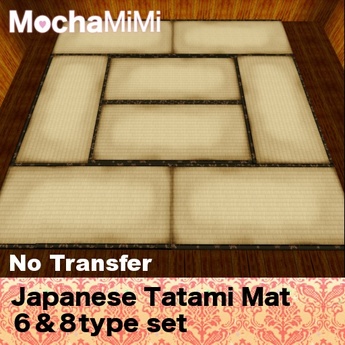 Second Life Marketplace - **MochaMiMi Japanese Tatami Mat 6&8type set