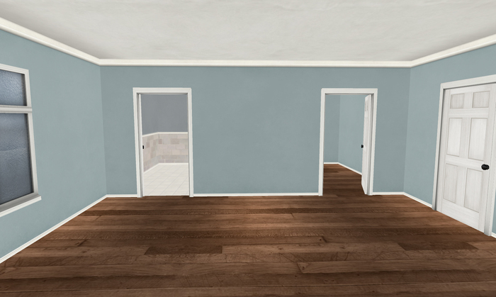 Modest Bedroom Skybox - Blue