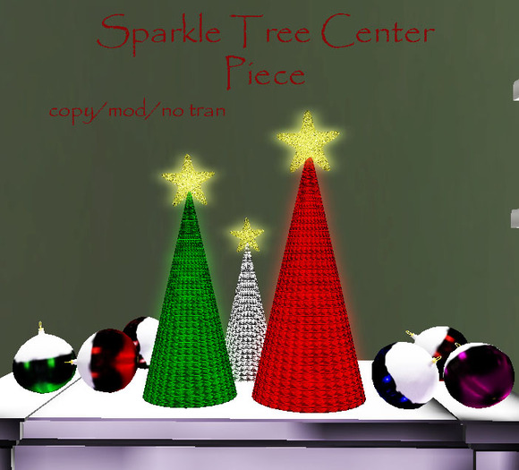 Christmas Sparkle Tree Center Piece