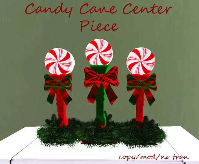 Peppermint Cady Center piece