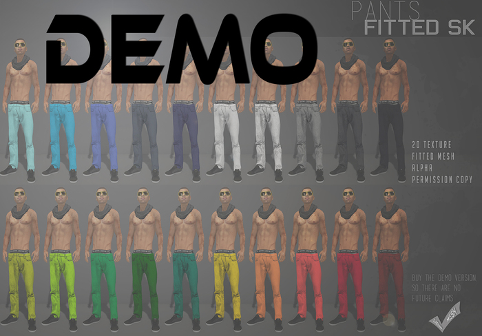 DEMO [ Pants FITTED SK ]