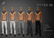 " Pants Gui " -Skinny- TURQUOISE