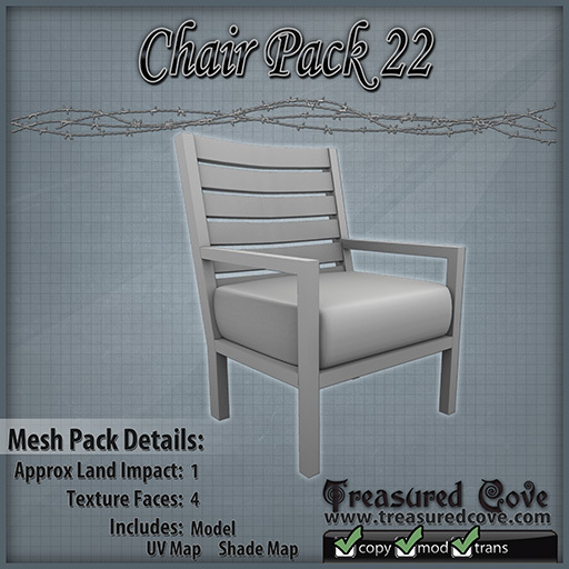 -TC- Chair Pack 22 Mesh 50% Discount!!
