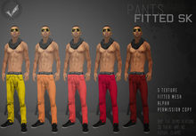 " Pants Gui " -Skinny- TURQUOISE