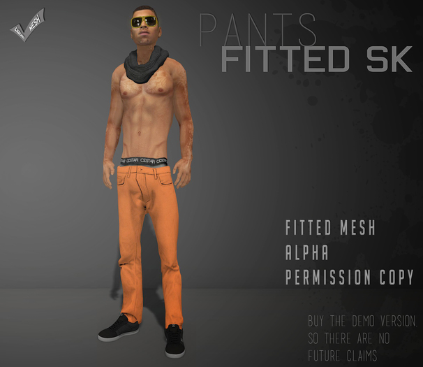 " Pants Gui " -Skinny- TURQUOISE