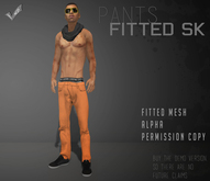 " Pants Gui " -Skinny- TURQUOISE
