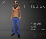 " Pants Gui " -Skinny- TURQUOISE