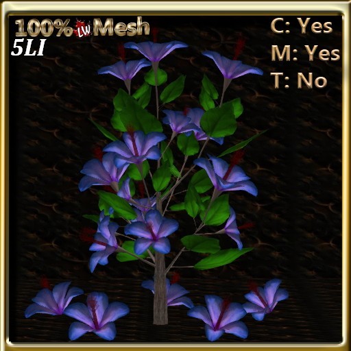 LW_ Hibiscus Tree Mesh Pink