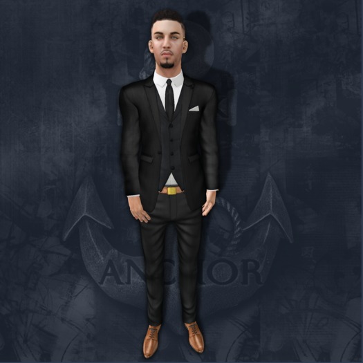 `Blvck Anchor` Black W-S Suit
