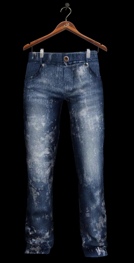 PEER Mesh Jeans Indigo Bleached