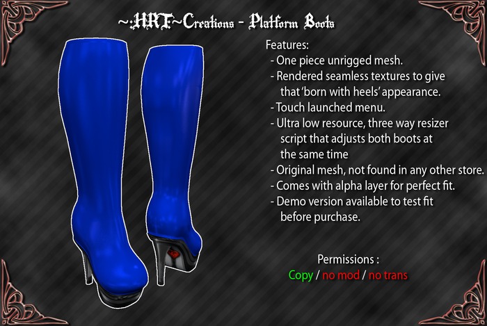 ~:HRT:~ Creations - Platform Boots - Demo
