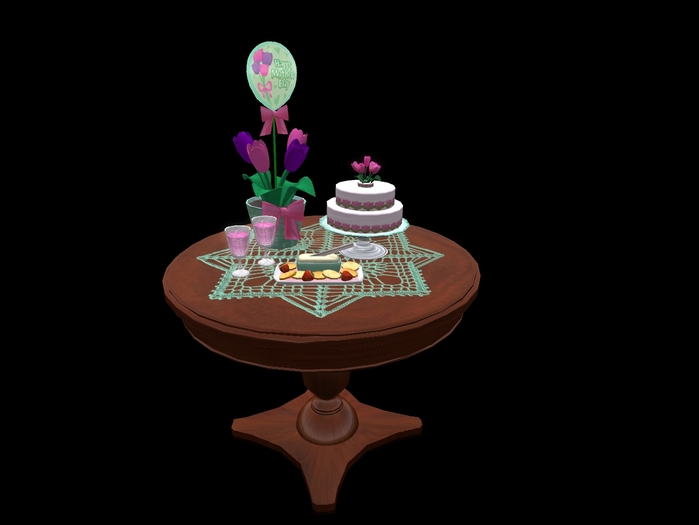 Divivity Pink Tulips Mother's Day Table