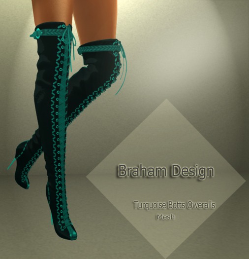 Braham Design Turquoise Boots