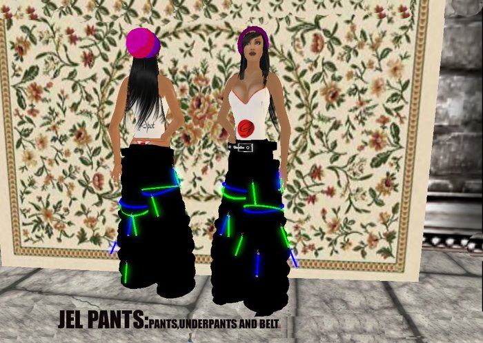 jel-PANTS(BLUE/GREEN)