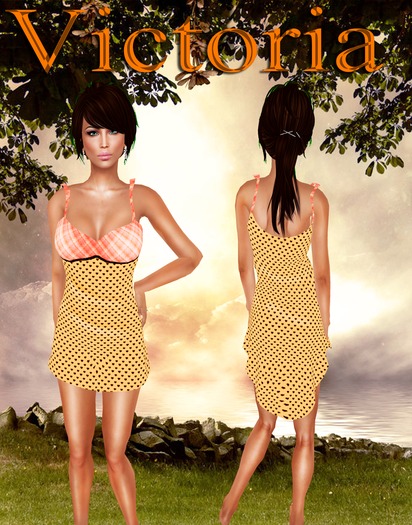 Victoria Dress Orange