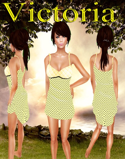 Victoria Dress Yellow