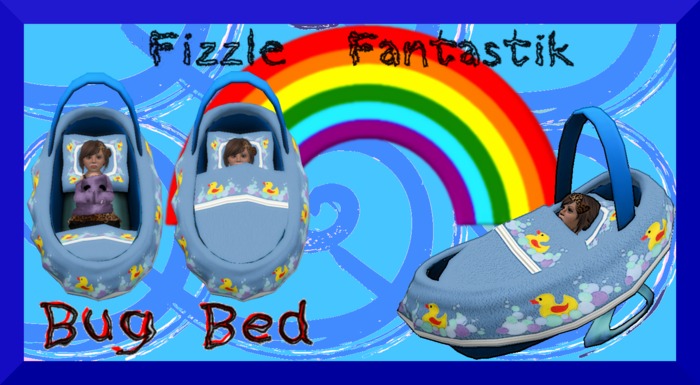 >FF< Bug Bed - Quacks (Blue)