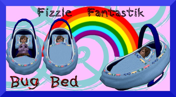 >FF< Bug Bed - Choochoo (Blue)