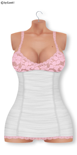 Gawk! Rose - White Ruffled Lace Dress | BoM