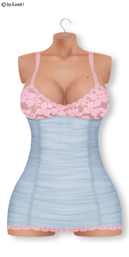 Gawk! Rose - Blue Ruffled Lace Dress | BoM