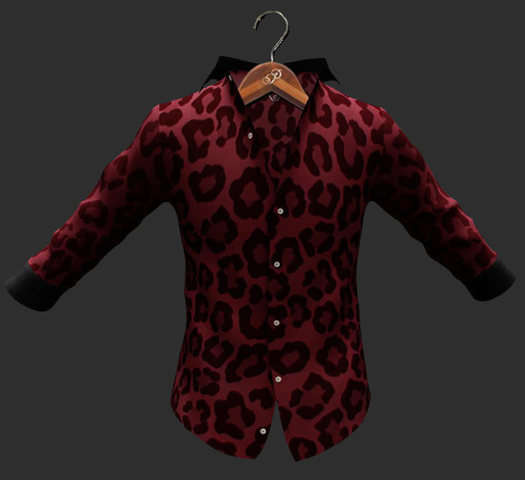 PEER Mesh Shirt Leopard White