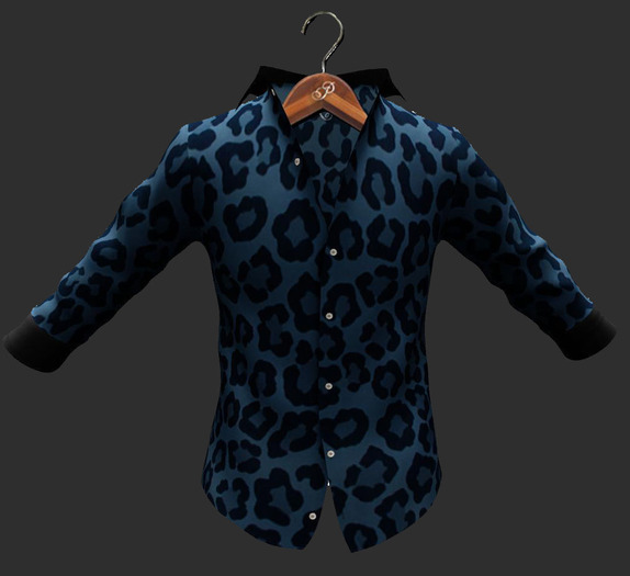 PEER Mesh Shirt Leopard White