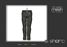 sharp by [ZD] - MESH - "Alec" Cargo Pants
