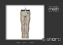 sharp by [ZD] - MESH - "Alec" Cargo Pants