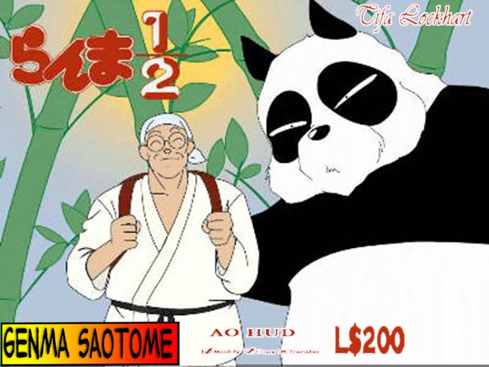 Second Life Marketplace - AO Genma Saotome (Boxed)