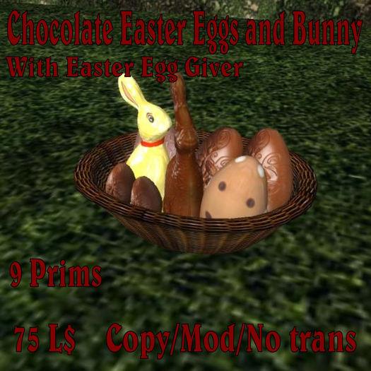 Chocolate easter eggs and bunny(MN)(Box)