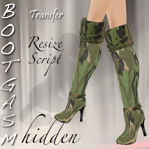 Bootgasm Hidden Boots Green