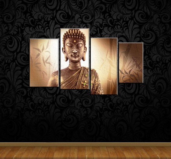 R&R Buddah 2 Multiple Panels Wall Art