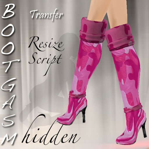 Bootgasm Hidden Boots Pink