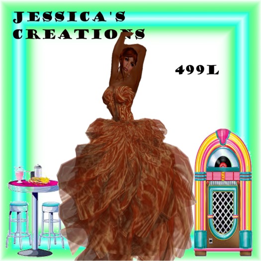 GOLD FOIL FLORAL GOWN