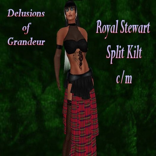 ROYAL STEWART SPLIT KILT