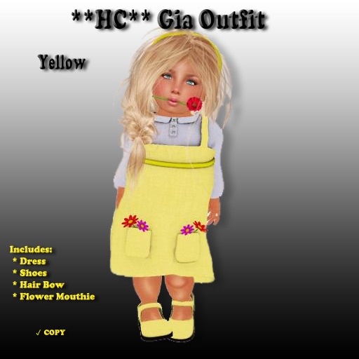 **HC** Gia Outfit - Yellow