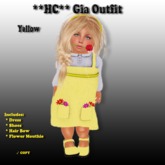 **HC** Gia Outfit - Yellow