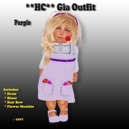 **HC** Gia Outfit - Purple