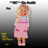 **HC** Gia Outfit - Pink